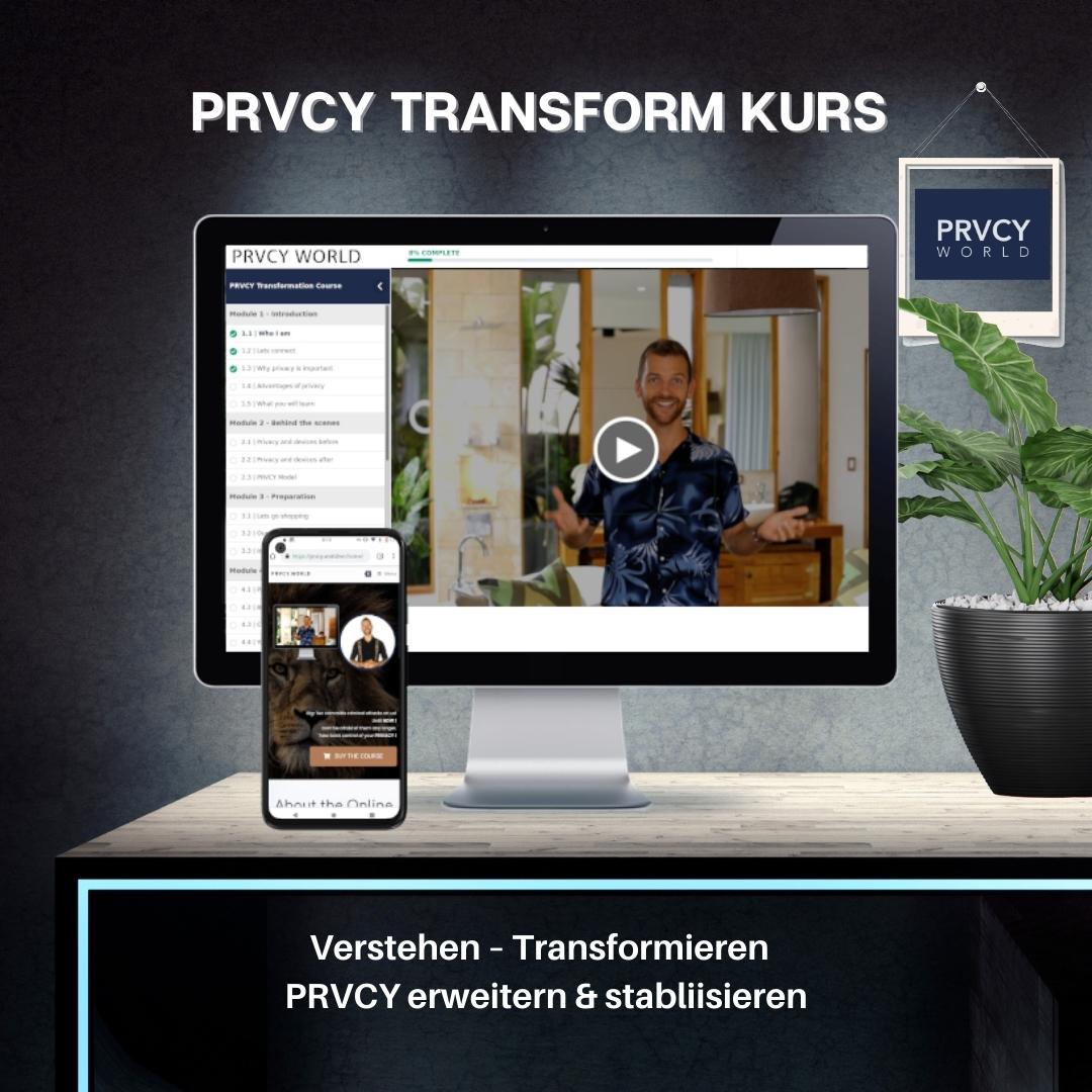 Transform Kurs inkl. PRVCY Phone